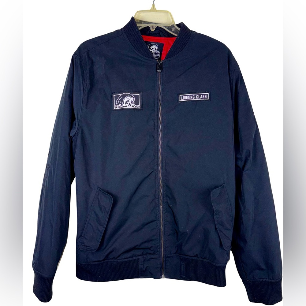 LURKING CLASS BLACK TEAM BOMBER JACKET